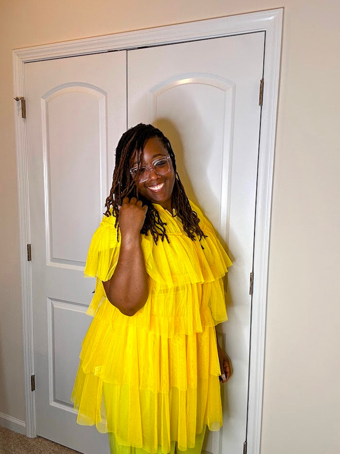 Yellow Tulle Jacket