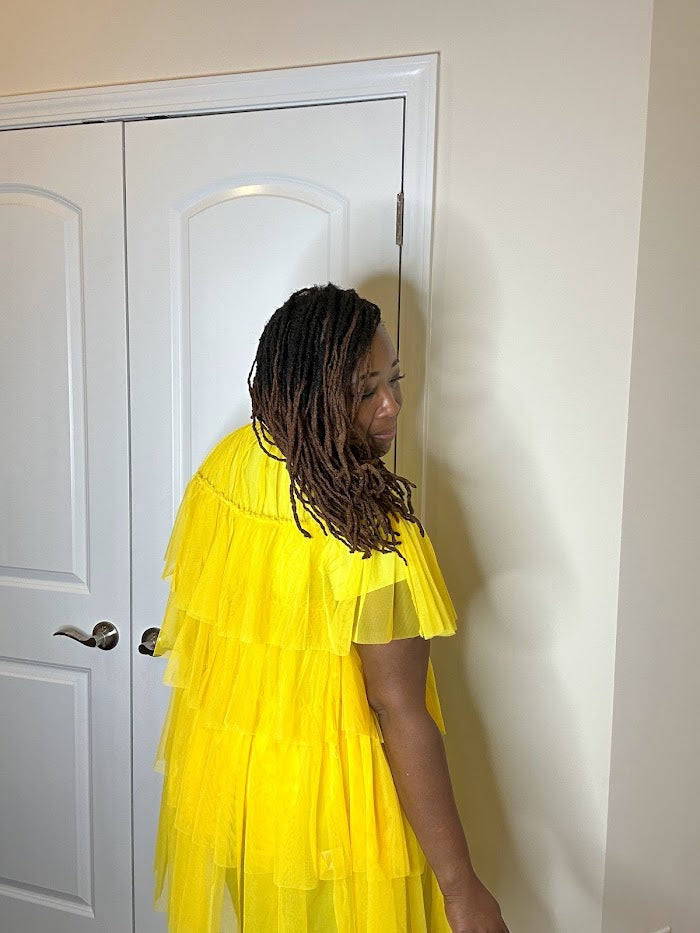 Yellow Tulle Jacket