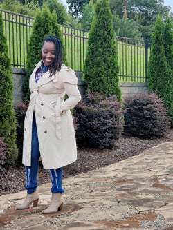 Classic Ruffle Trench